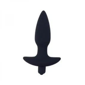 Corked 2 Waterproof Vibrating Small Butt Plug - Black