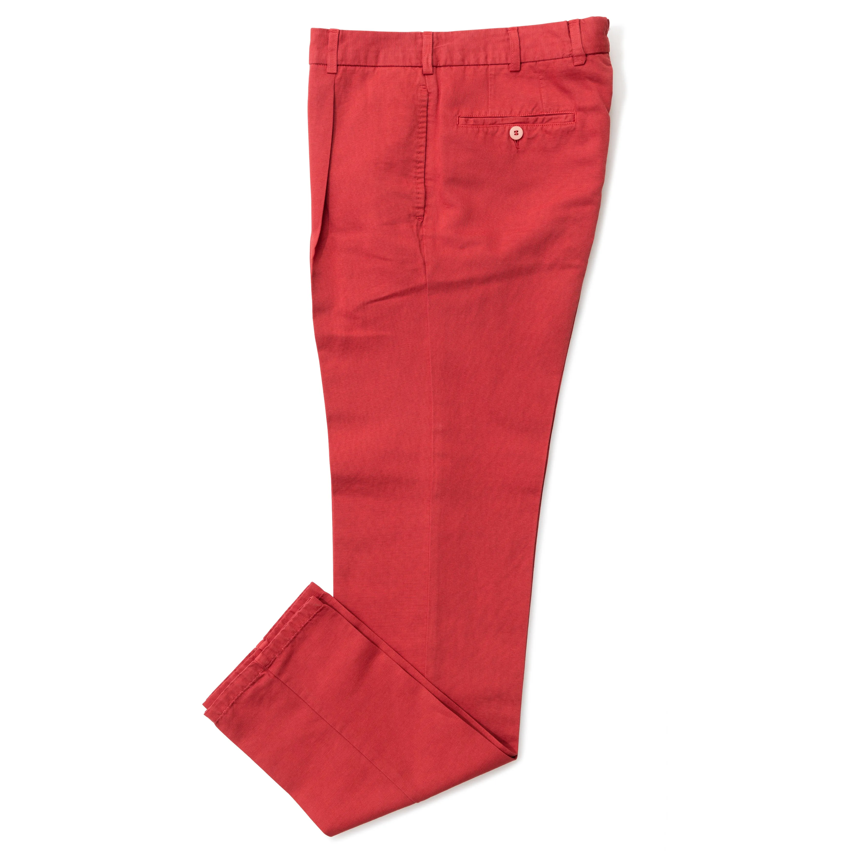 Cotton/Linen Pleated Trousers