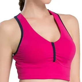 Cozy Criss-cross Professional Shakeproof Tops Wireless Breathable Sports Yoga Vest Bra