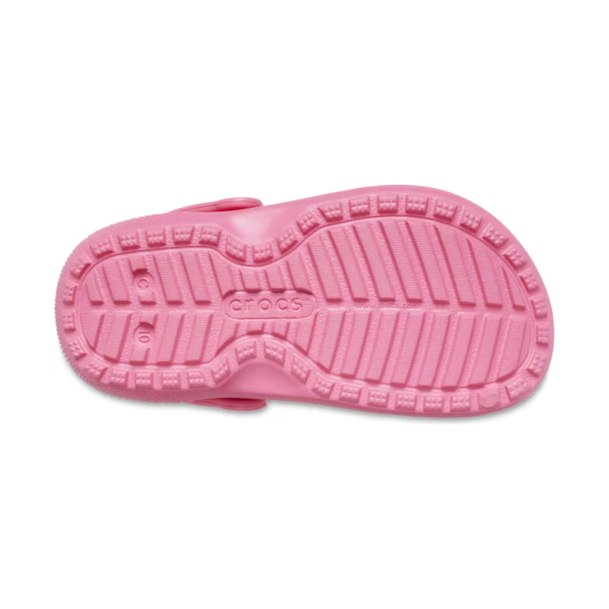 Crocs Toddler Classic Fuzz Lined Clog - Hyper Pink