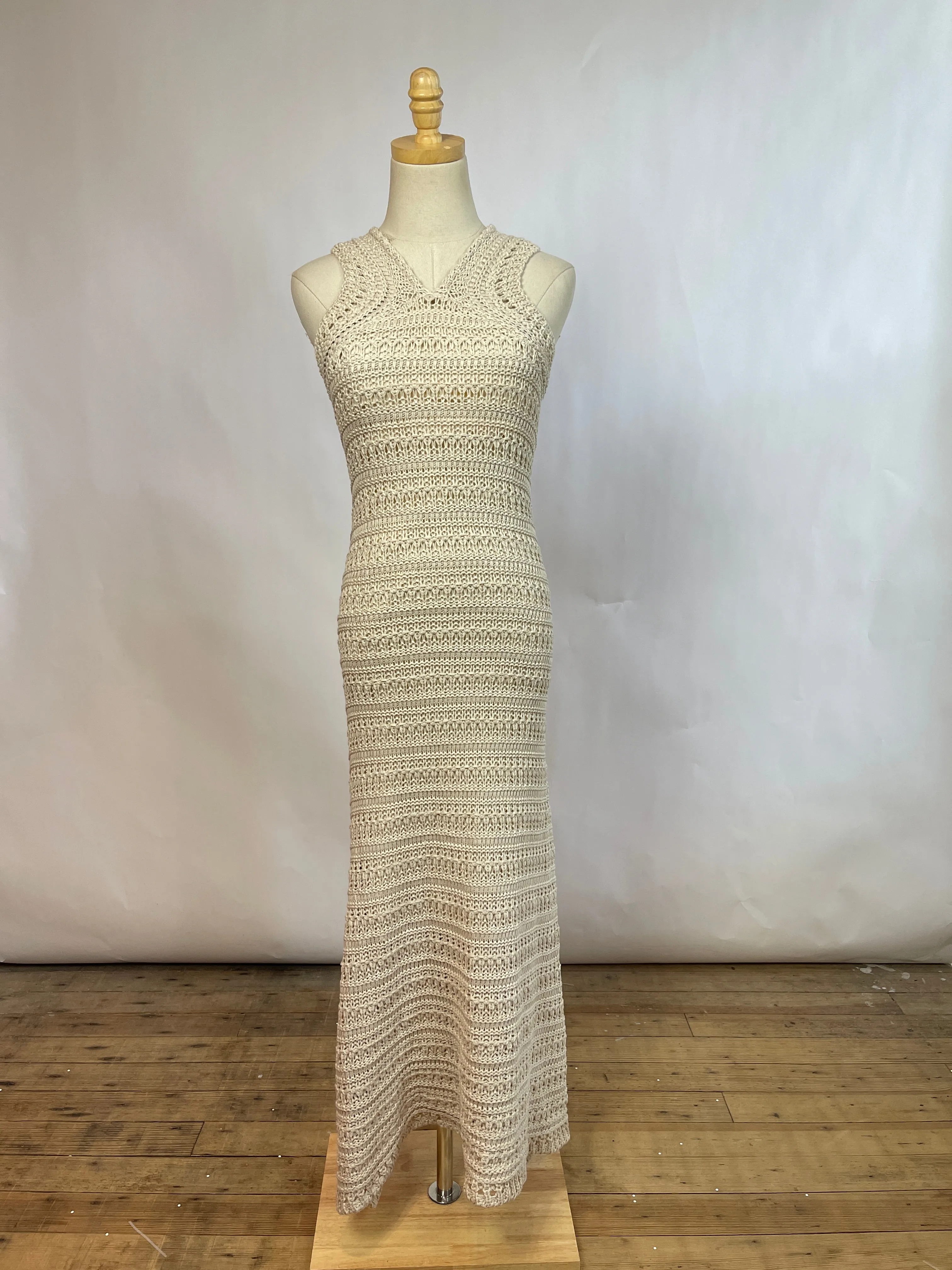 Dee Elly Crochet Maxi Dress (S)