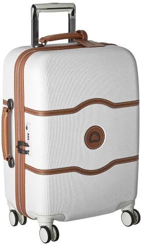 DELSEY Paris Luggage Chatelet Hard  Carry On Spinner Suitcase Hardcase with Lock, Champagne