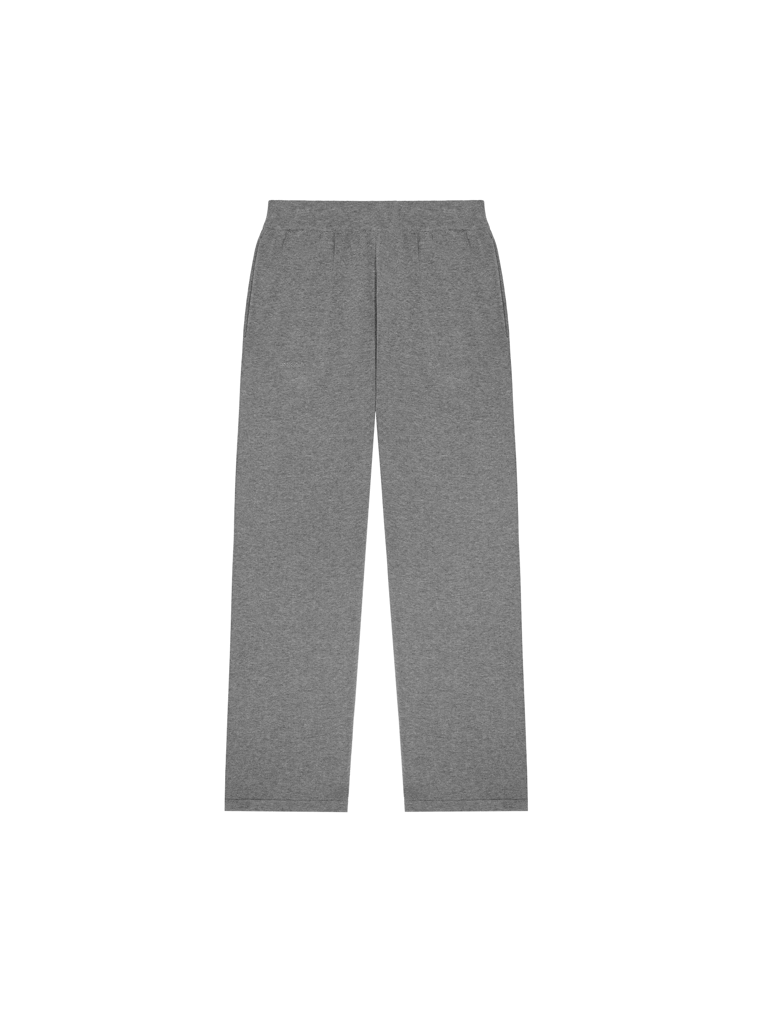 DNA Knitted Straight Leg Track Pants—grey marl