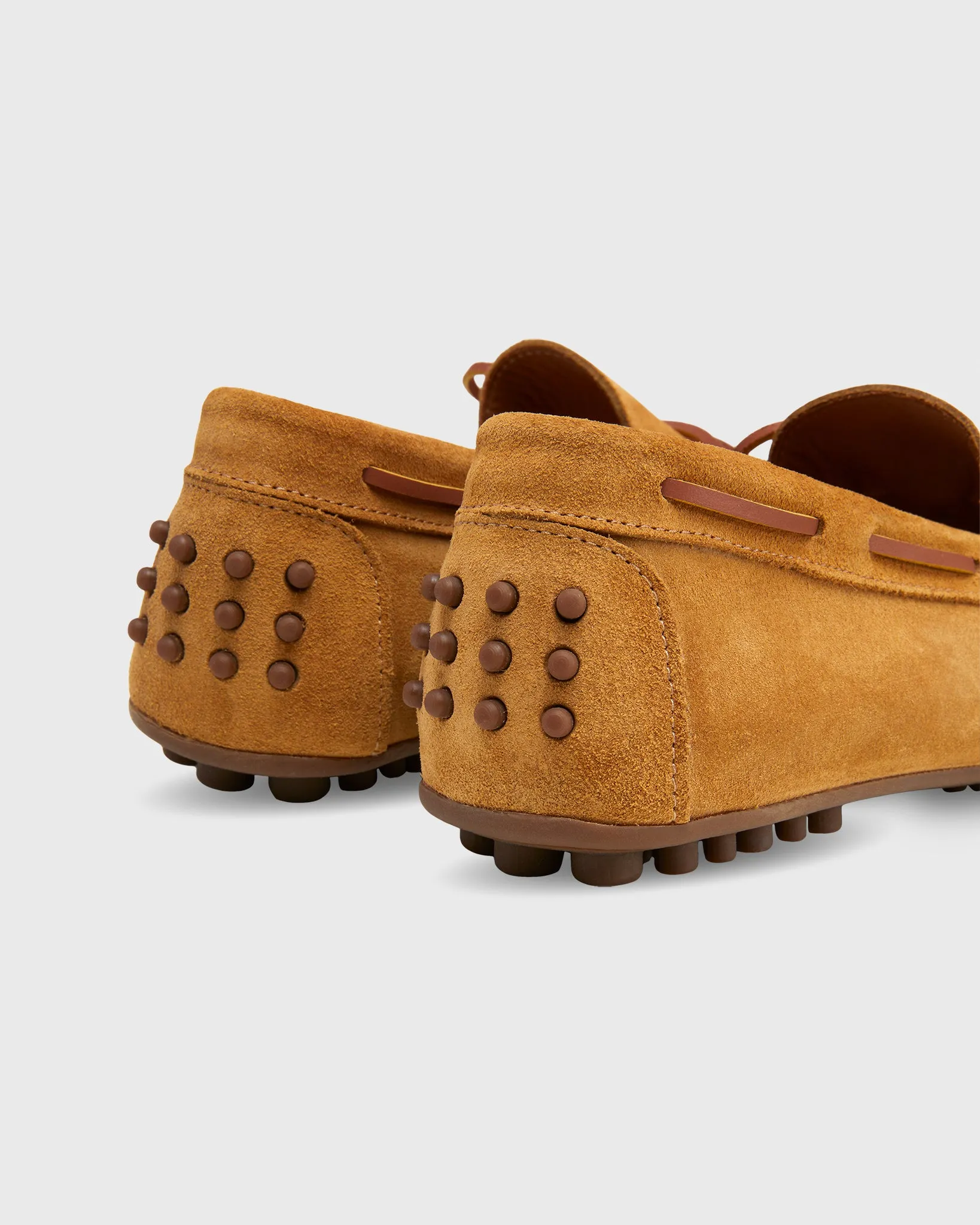 Driving Moccasin in Tan Suede