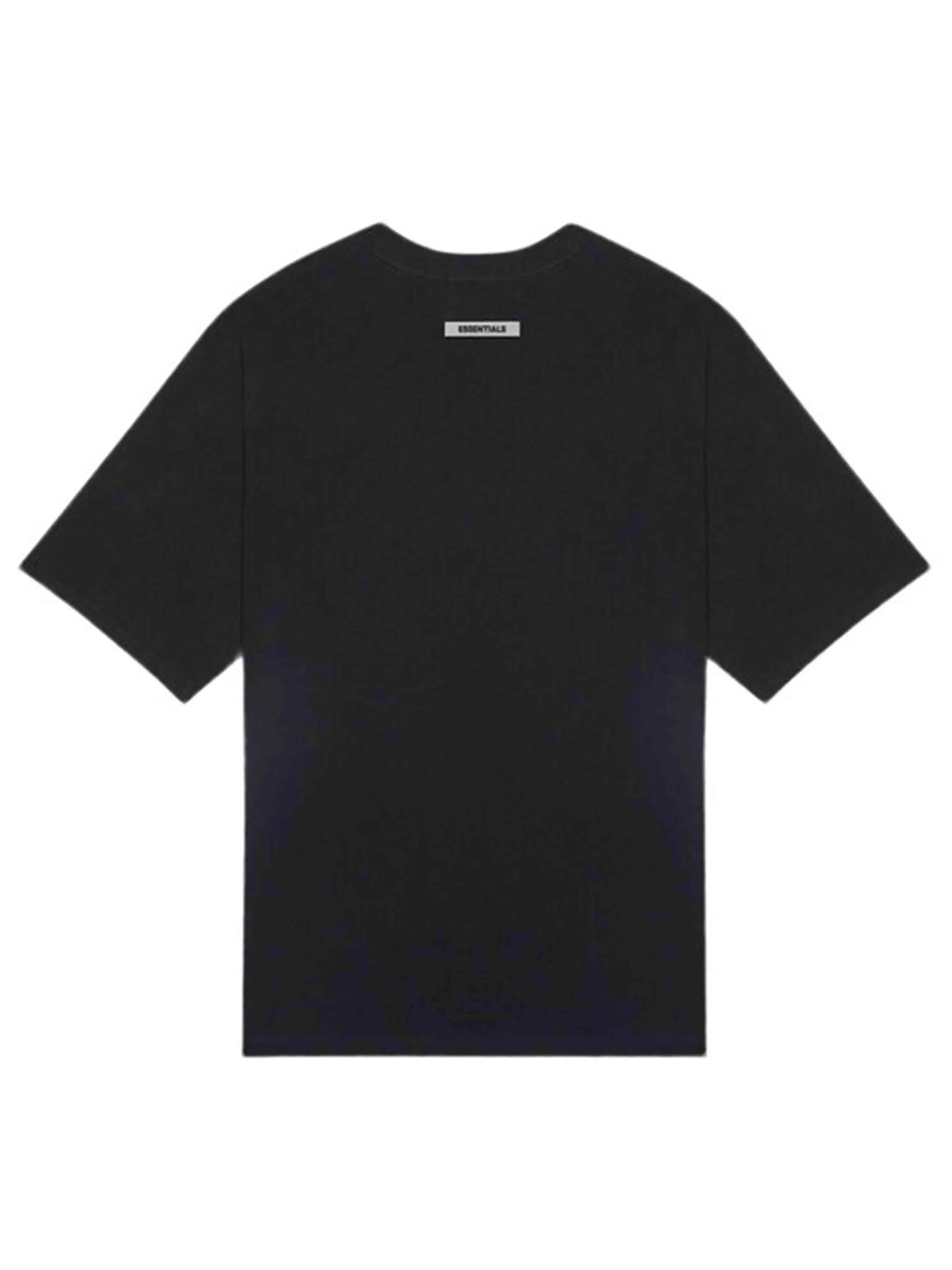 Fear Of God Essentials 3D Silicon Applique Boxy Tee Black