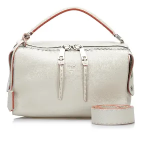 Fendi Selleria Lei Handbag White