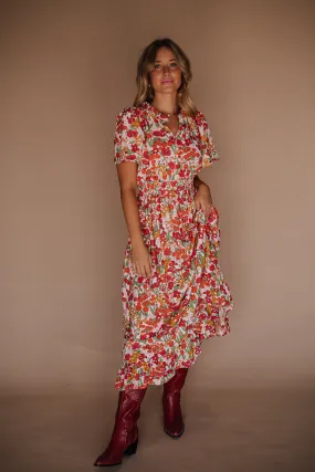 Gabby Maxi Dress in Red - Coming Soon