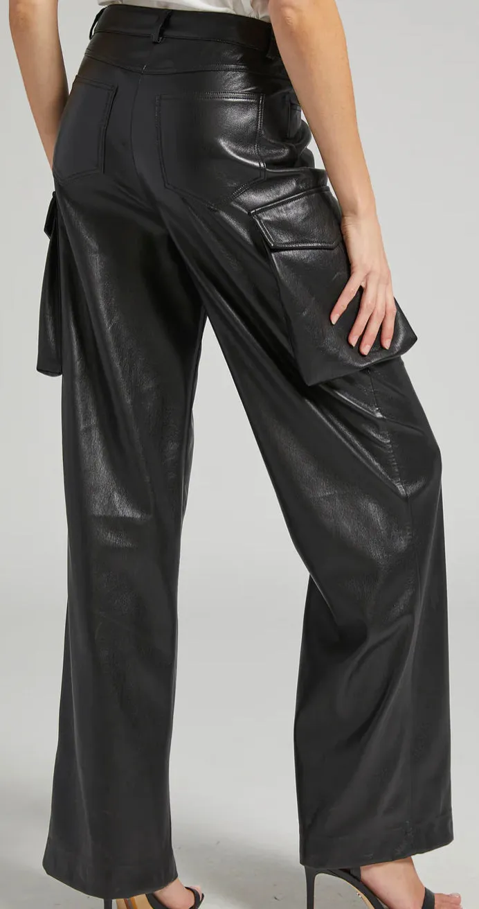 Generation Love ‘Nate Vegan Leather Cargo Pant’