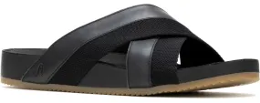 Hush Puppies Merritt Mens Leather Slide Sandal