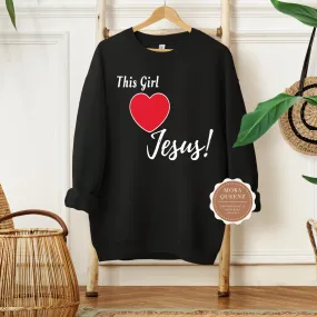 I Love Jesus Christian Sweatshirt