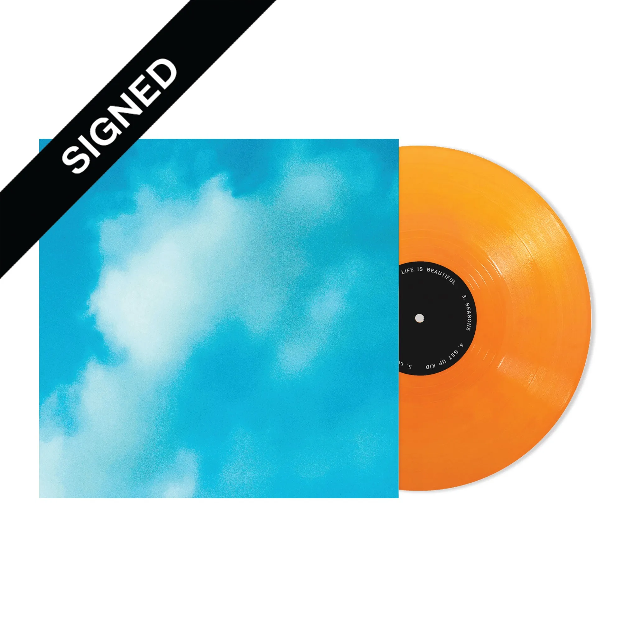 It's The End Of The World But It's A Beautiful Day Exclusive Sky Vinyl (Signed)