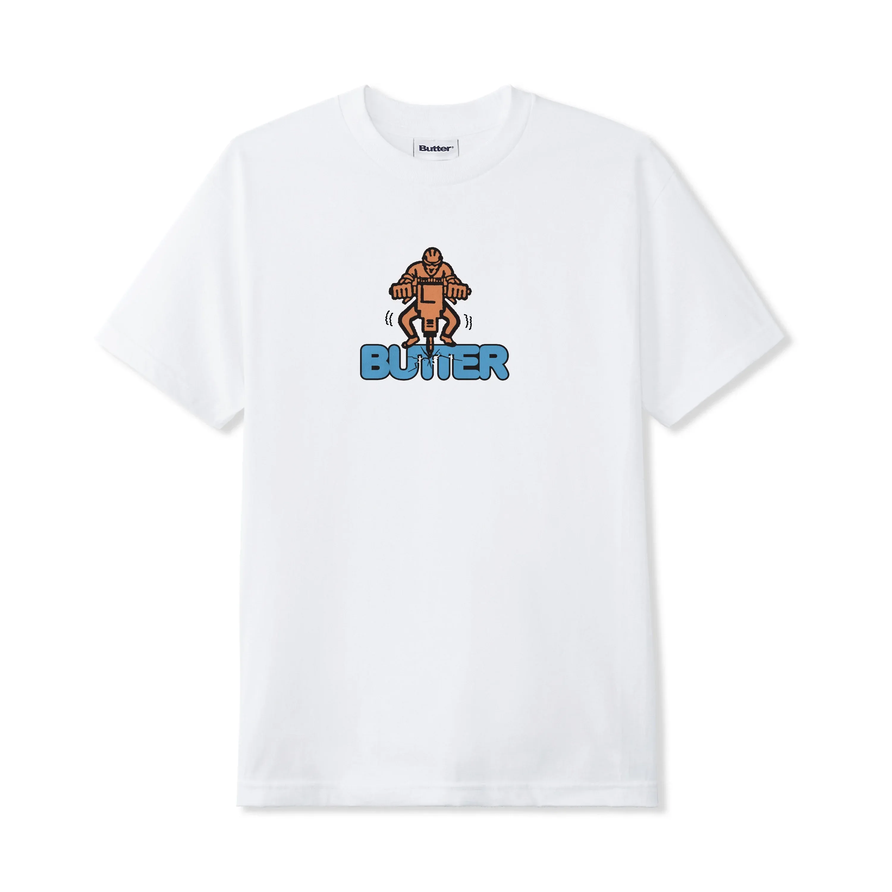 Jack Hammer Tee, White