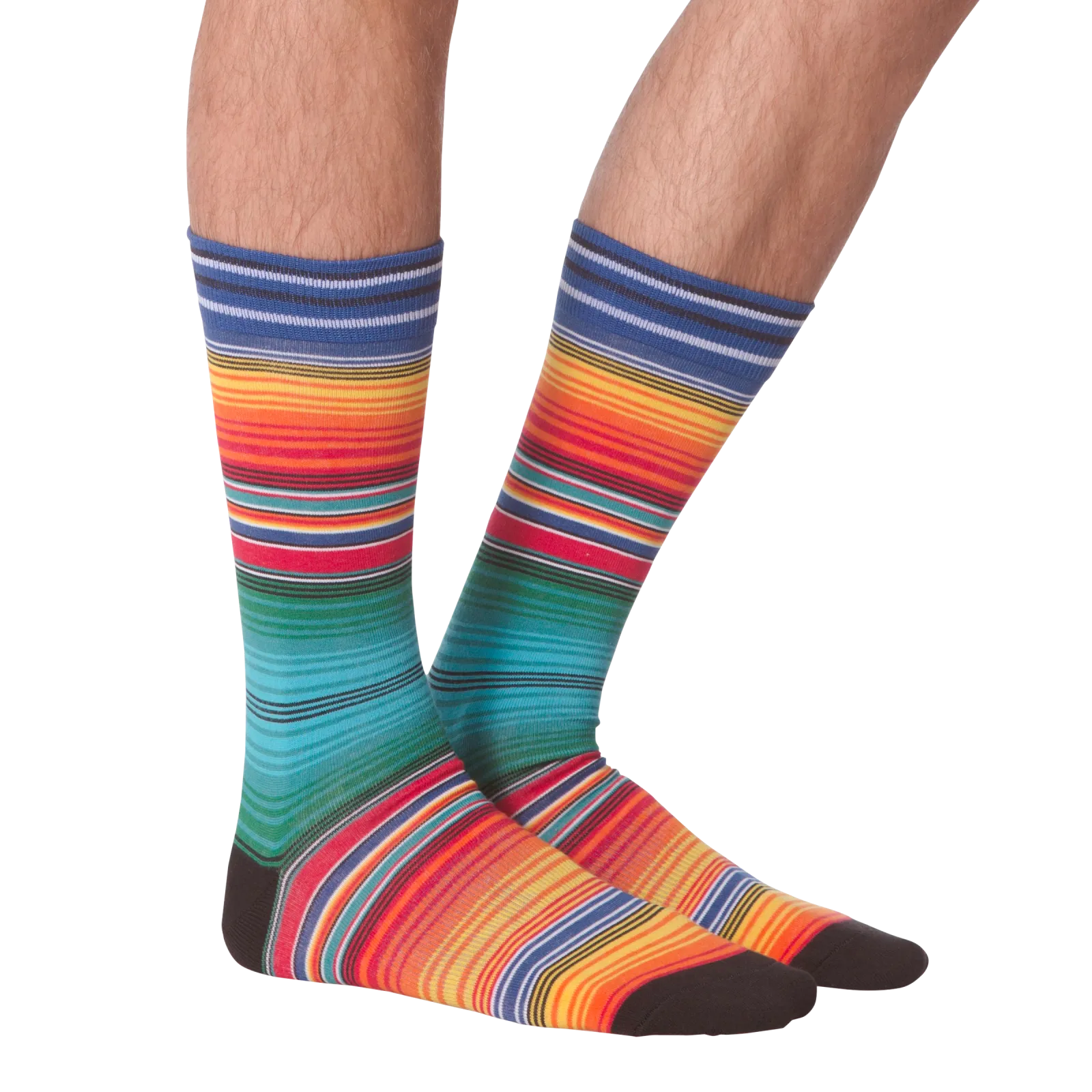 K.Bell Men's Sarape Crew Socks