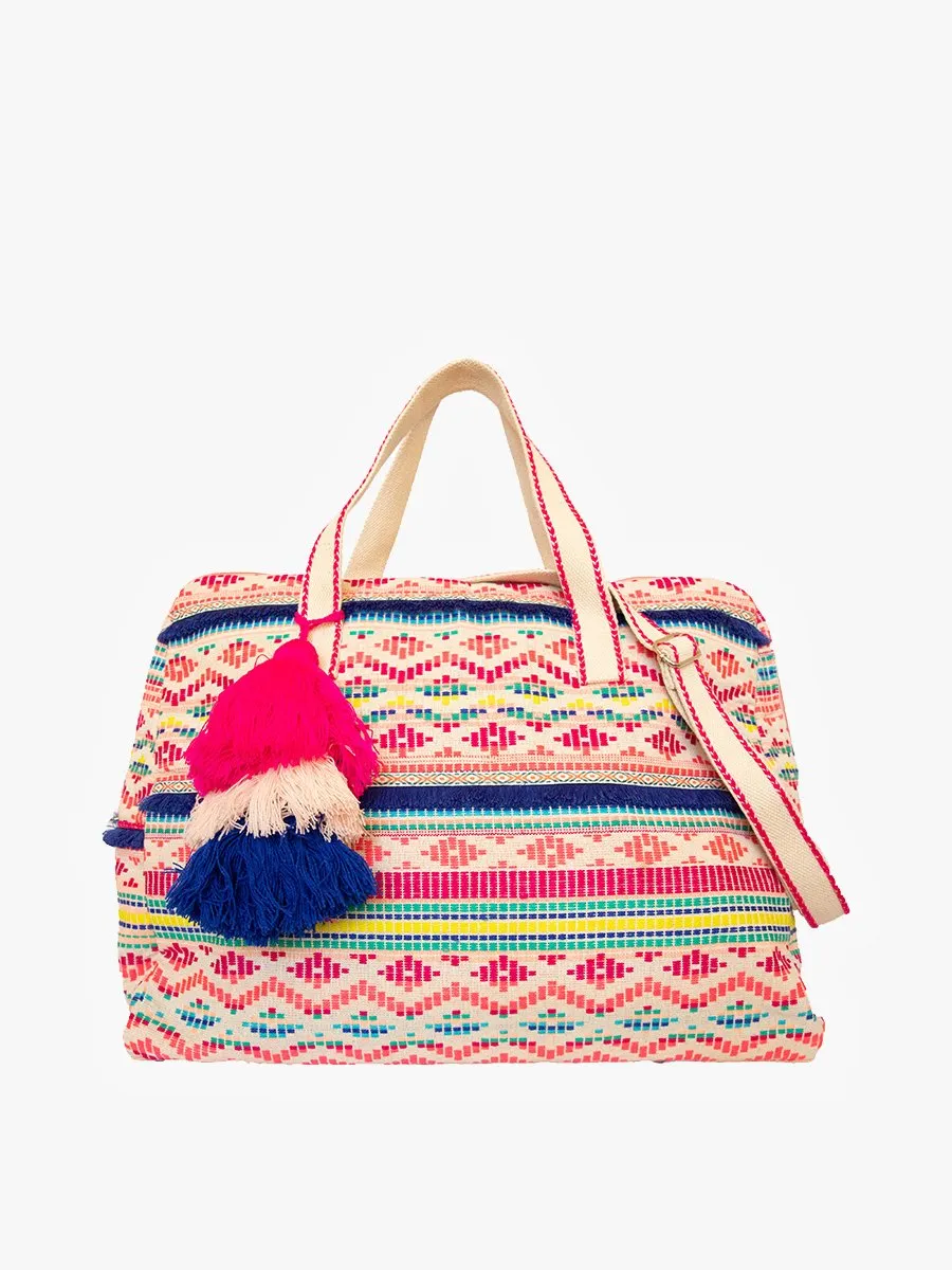 Keaton Aztec Cotton Weekender