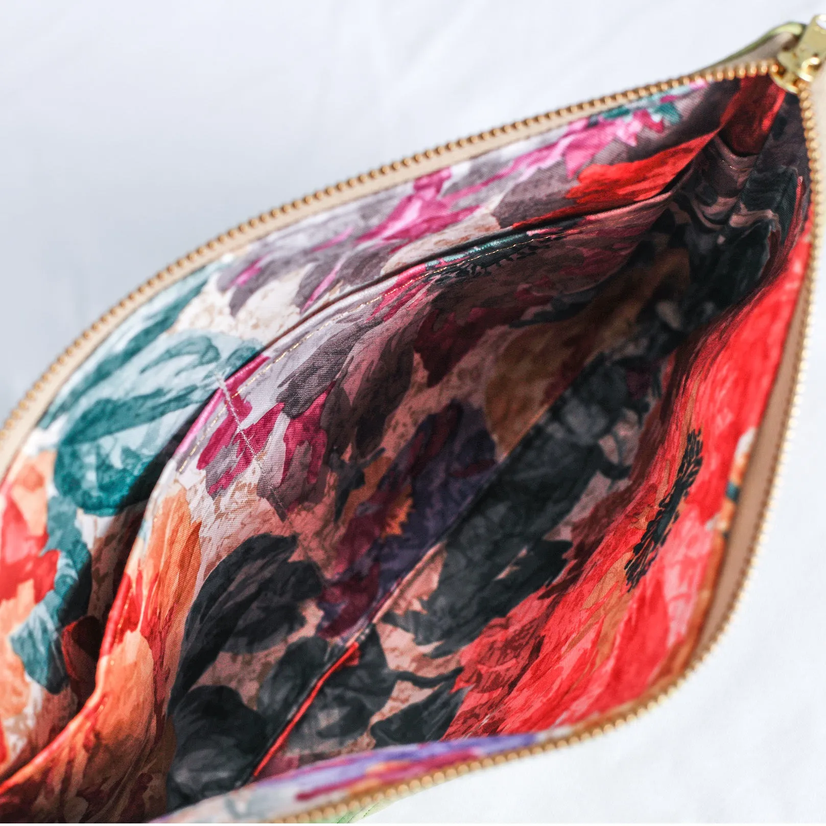 Krista Large Multi-Panel Zip Pouch