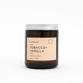 Lantern Cove Glo Tobacco and Vanilla 7.5oz Candle