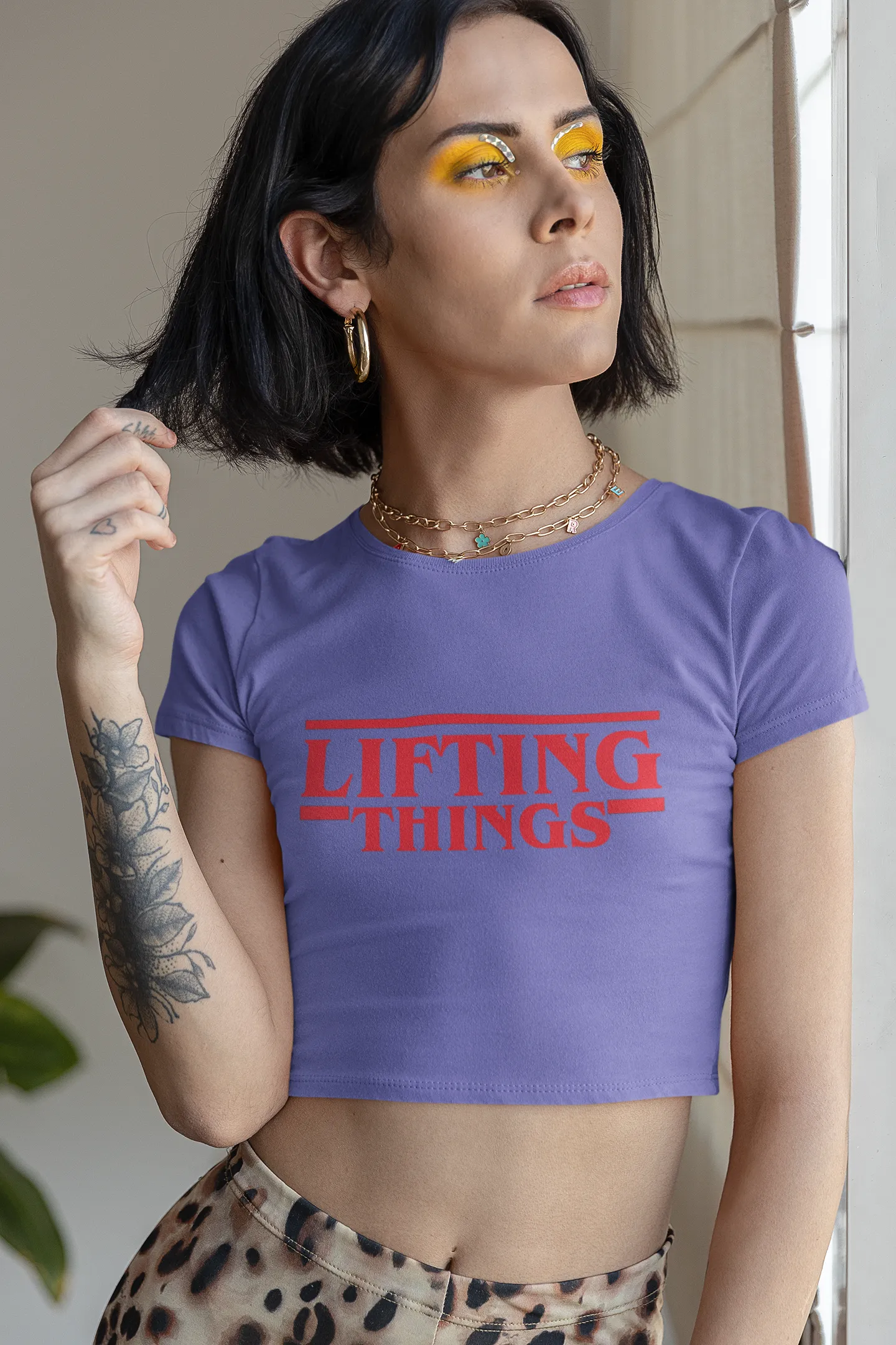 LIFTING THINGS Crop Top