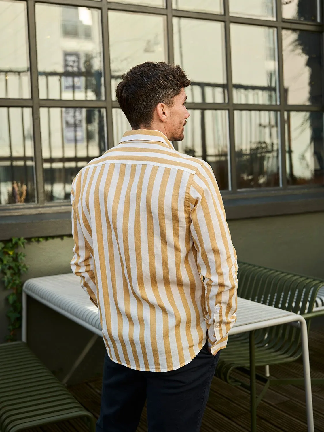 Linen Shirt Maggia Ochre