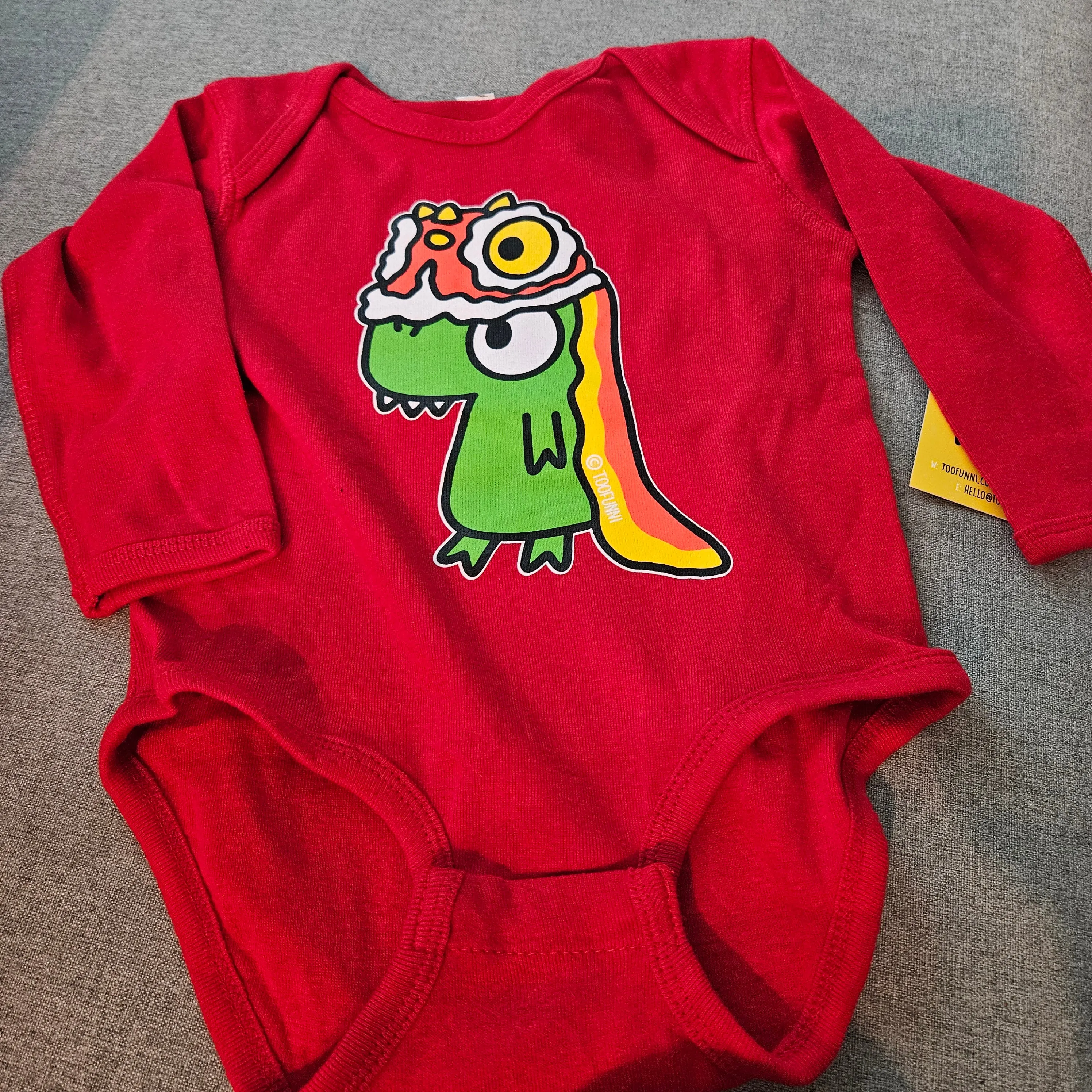 LNY TOOFI - Red Onesie