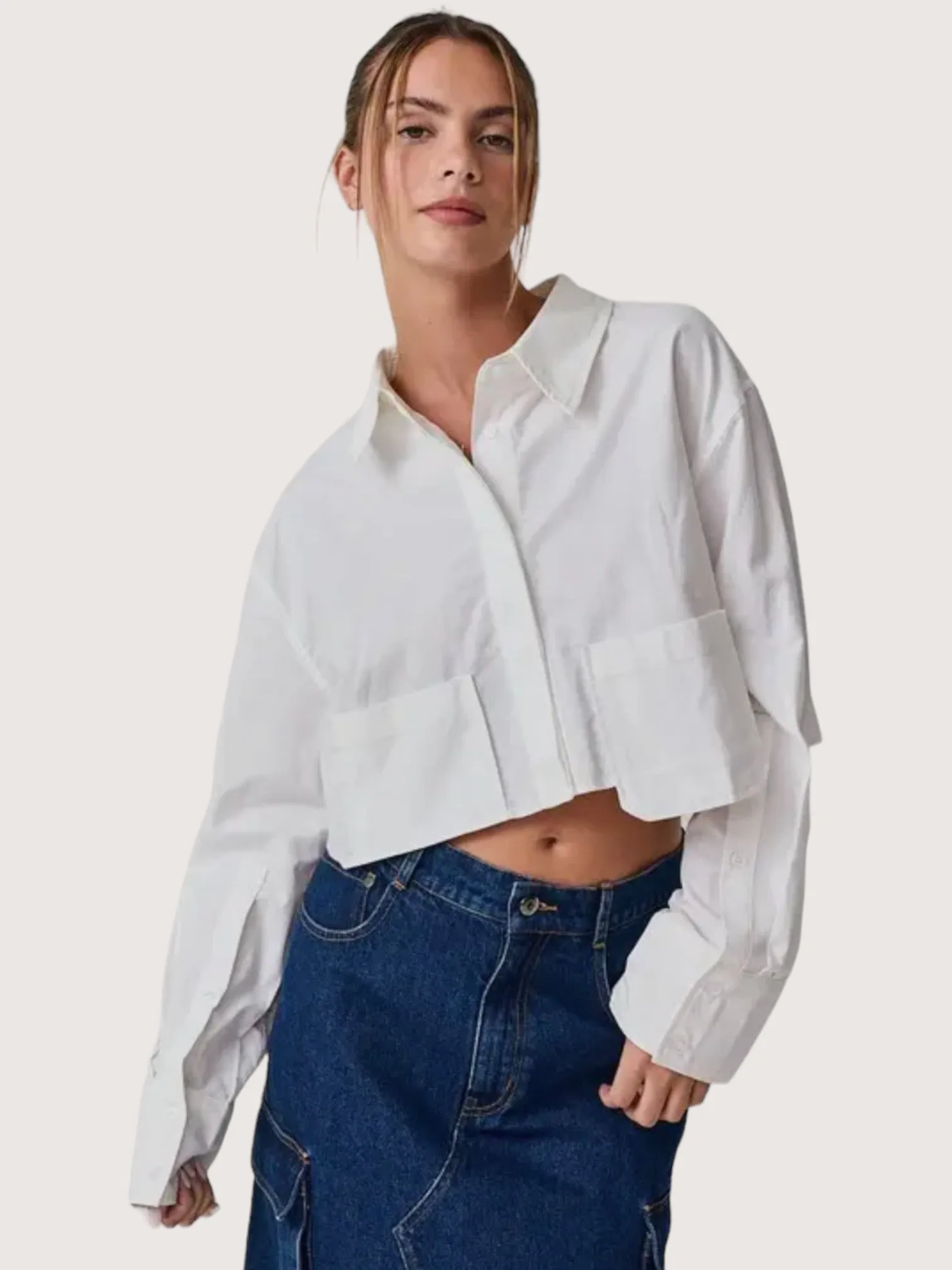 Low Pocket Cropped Top