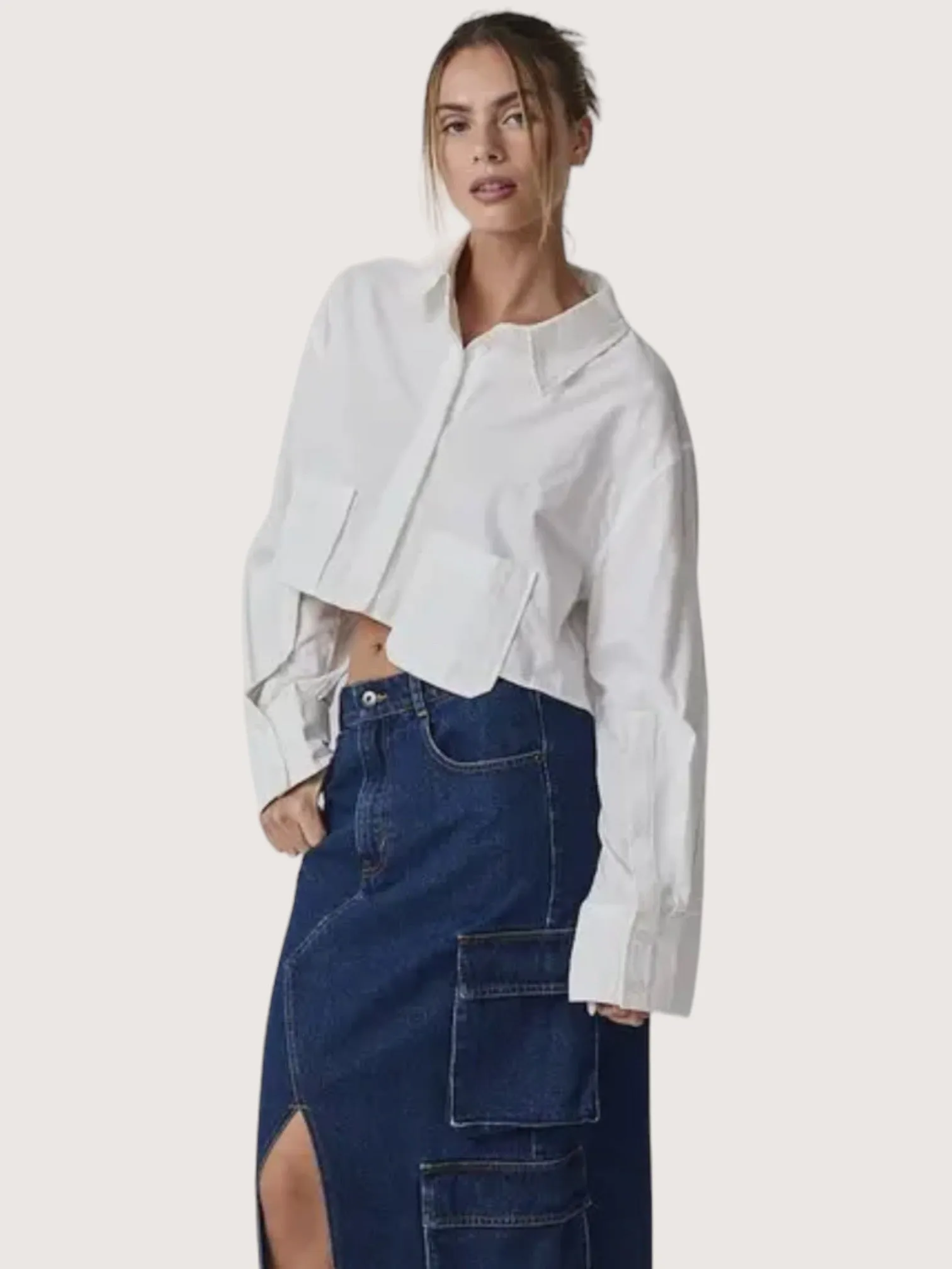 Low Pocket Cropped Top