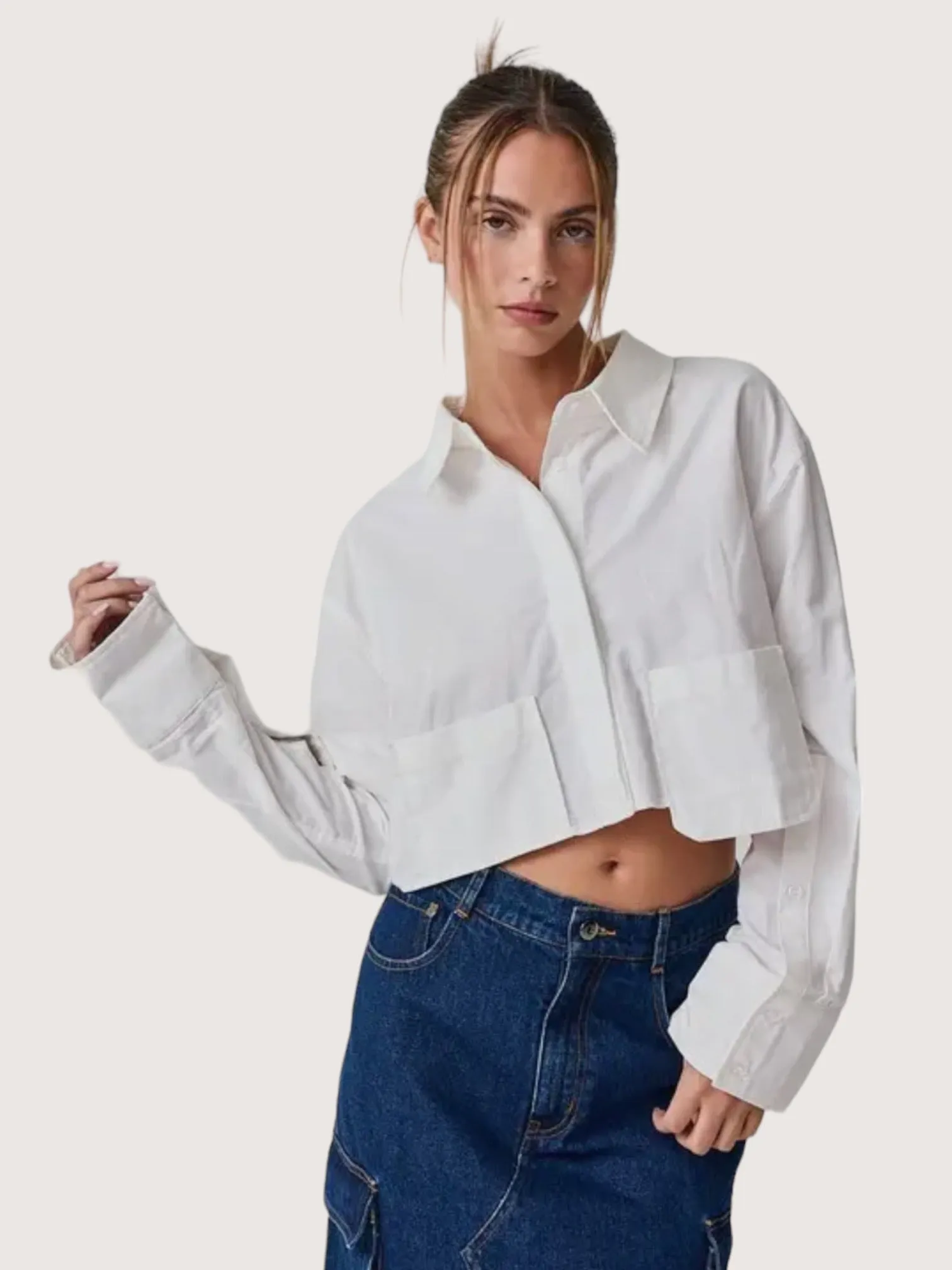 Low Pocket Cropped Top