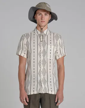 MEDIAS PRINTED MENS SHIRT | IVORY