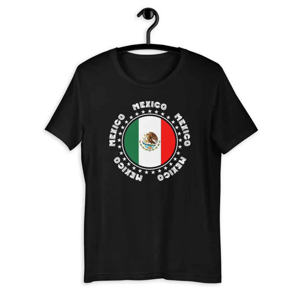 Mexico Spirit Shirt - Mexico Flag Casual Men's T-shirt