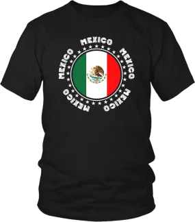 Mexico Spirit Shirt - Mexico Flag Casual Men's T-shirt