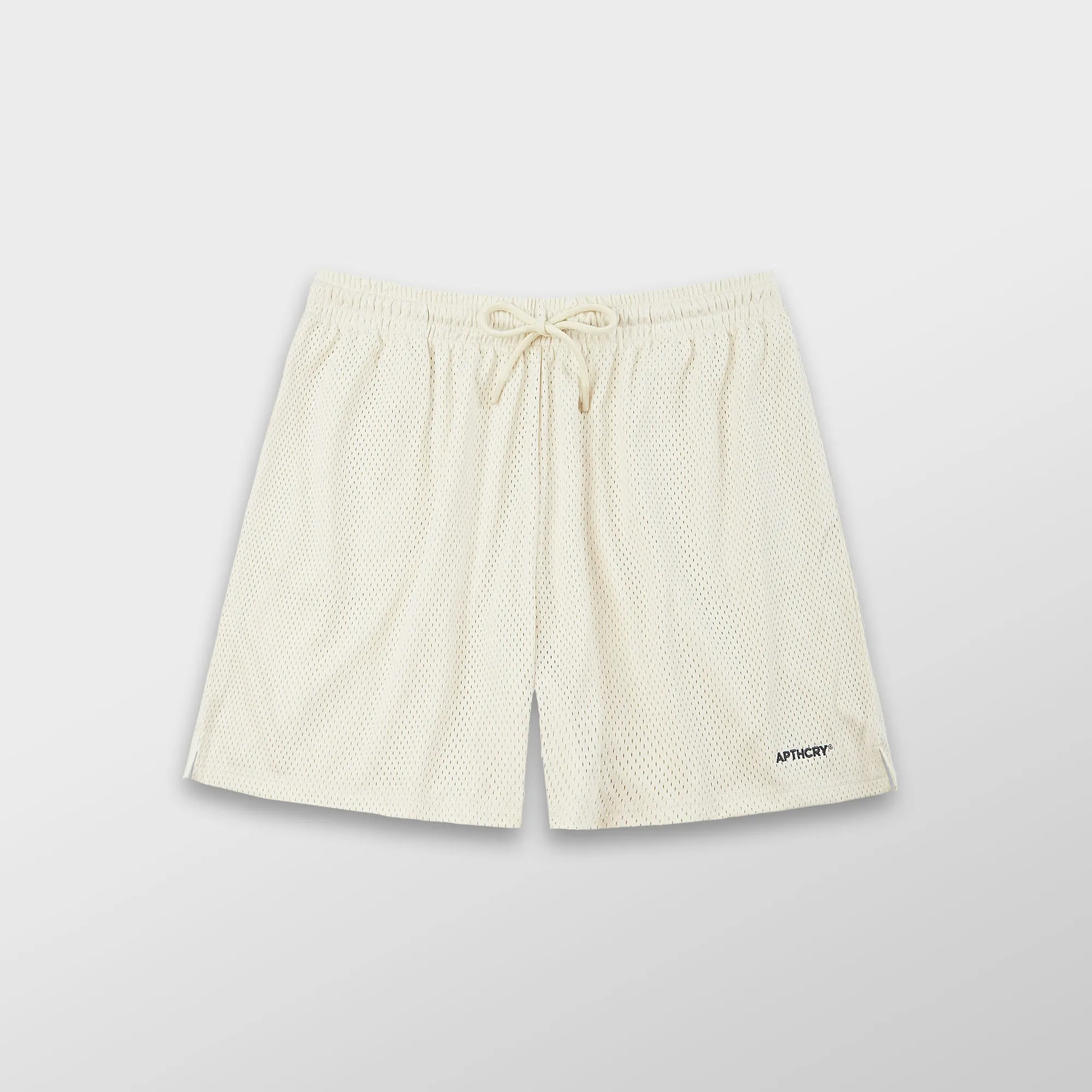 Micro Logo Mesh Short - Cream