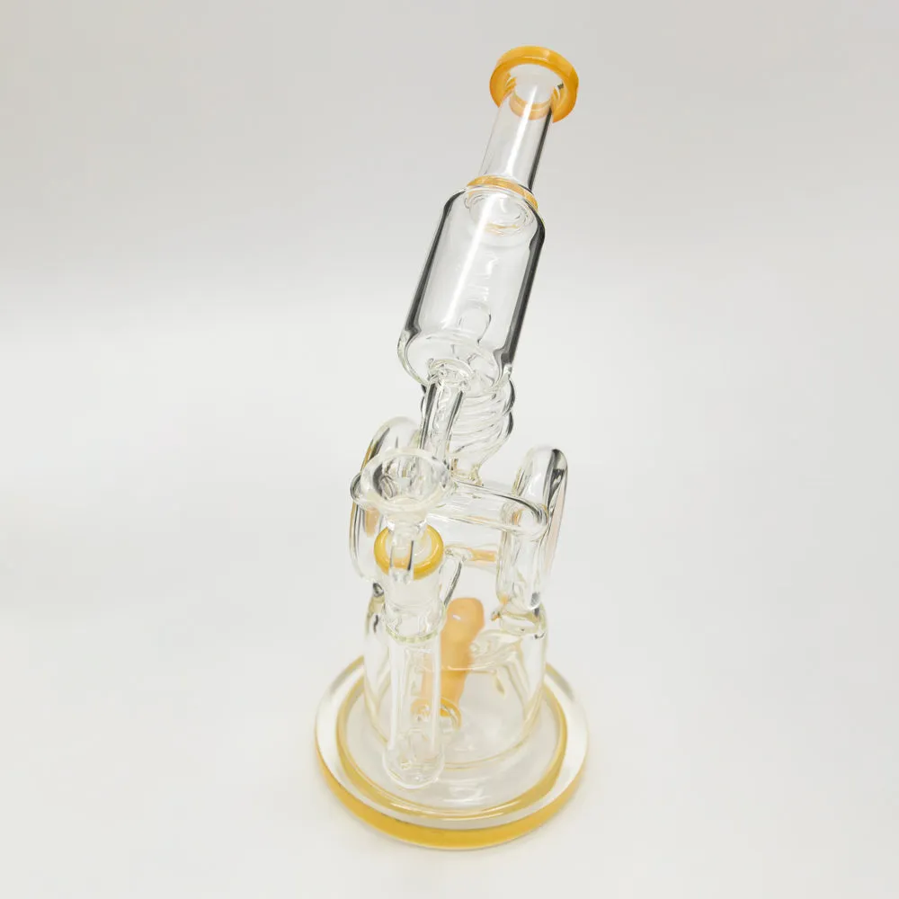 Microscopium Glass Bong - Yellow