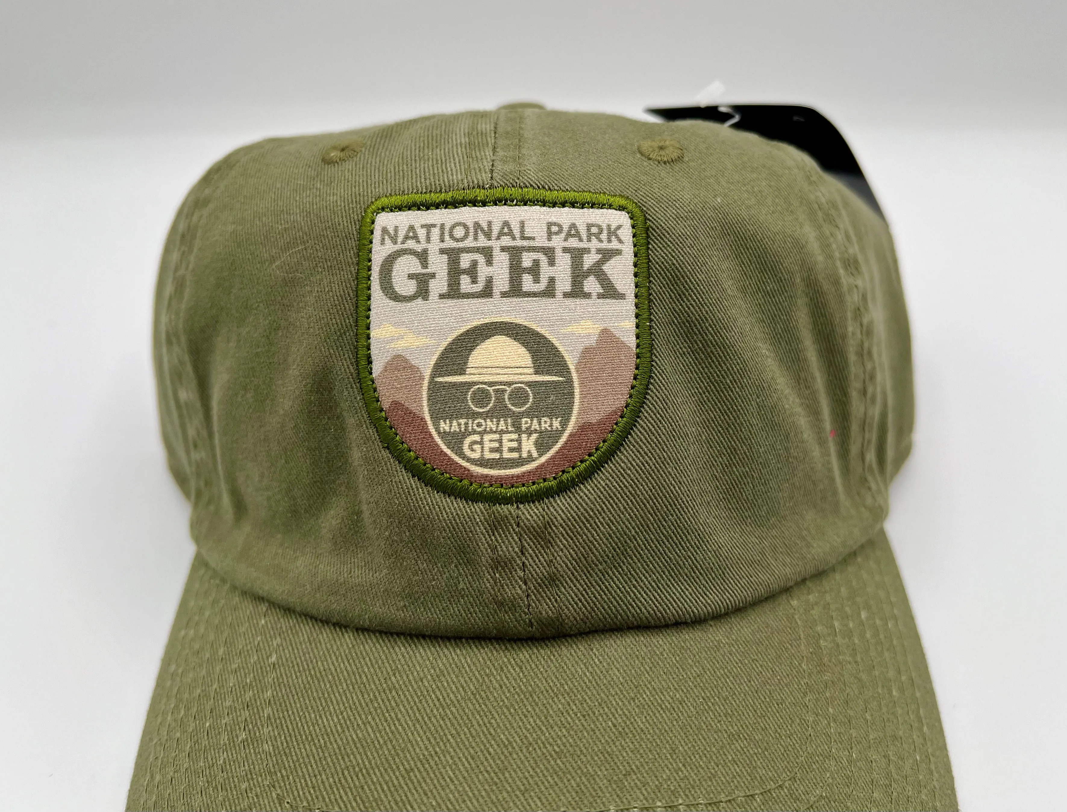 National Park Geek Pine Green Hat (shipping NOT included - US shipping, via USPS only)