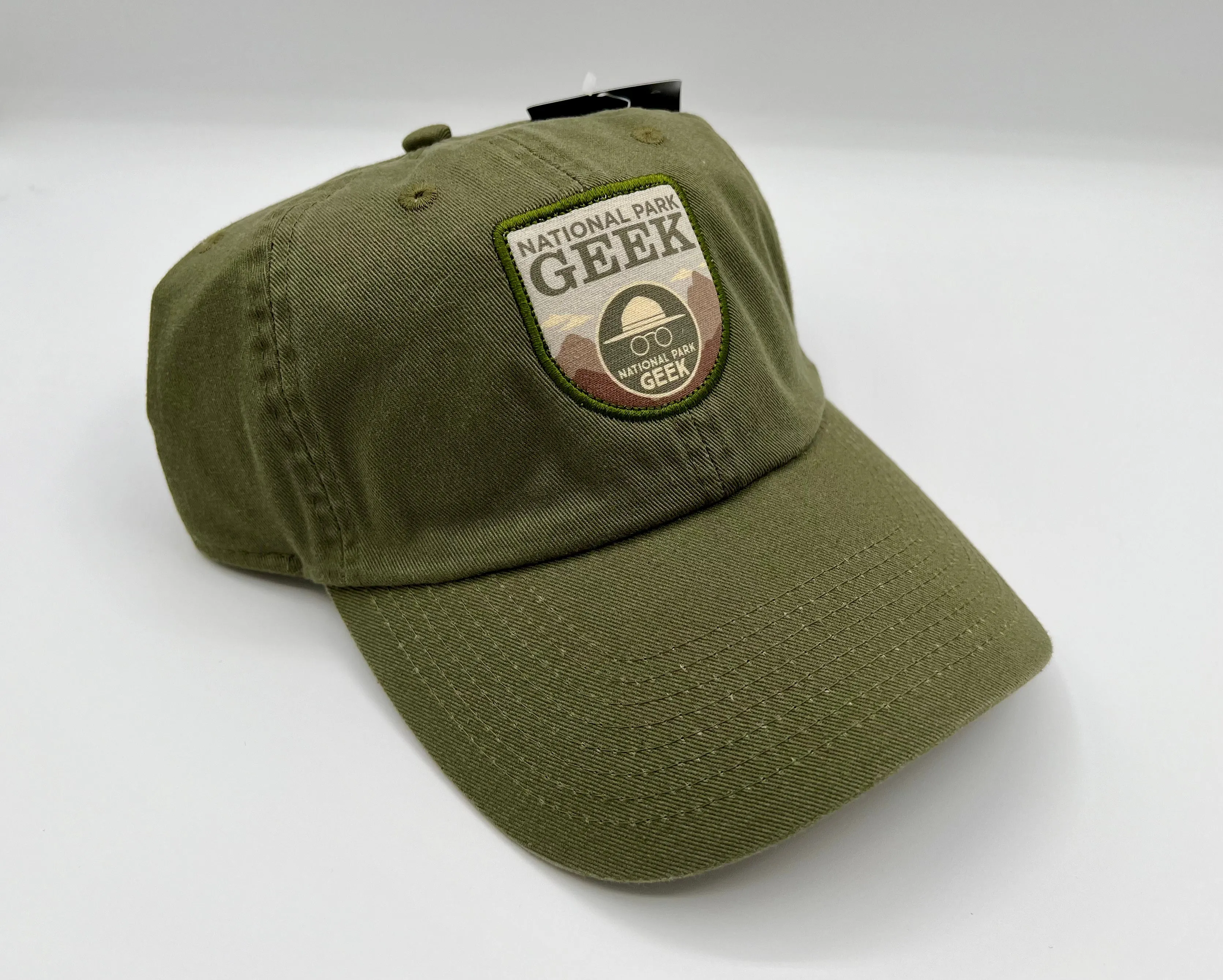 National Park Geek Pine Green Hat (shipping NOT included - US shipping, via USPS only)