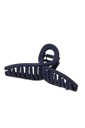 Navy Matte Claw Clip