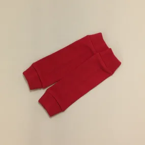 NICU Friendly Leg Warmers Solid Red