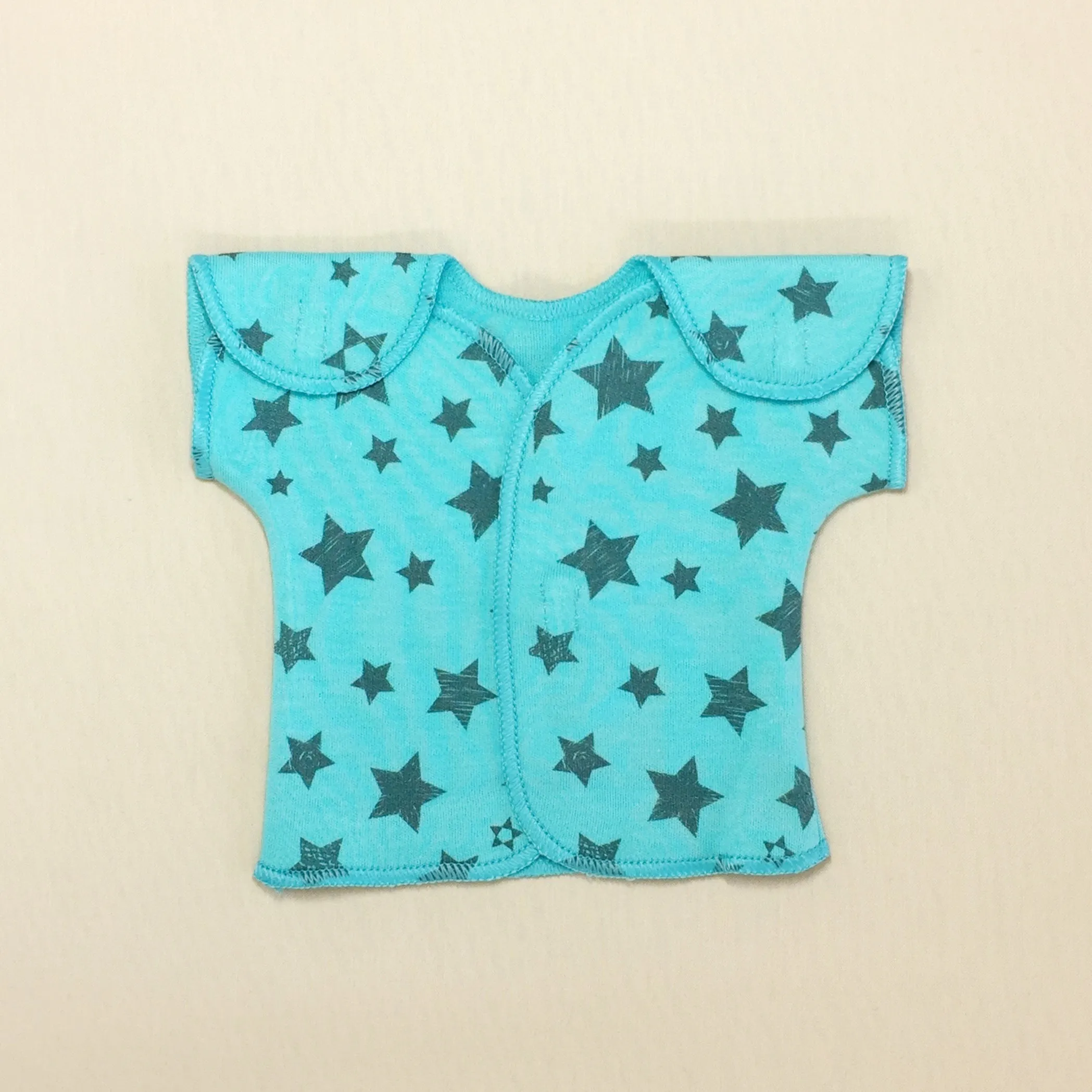 NICU Friendly T-Shirt Turquoise Stars