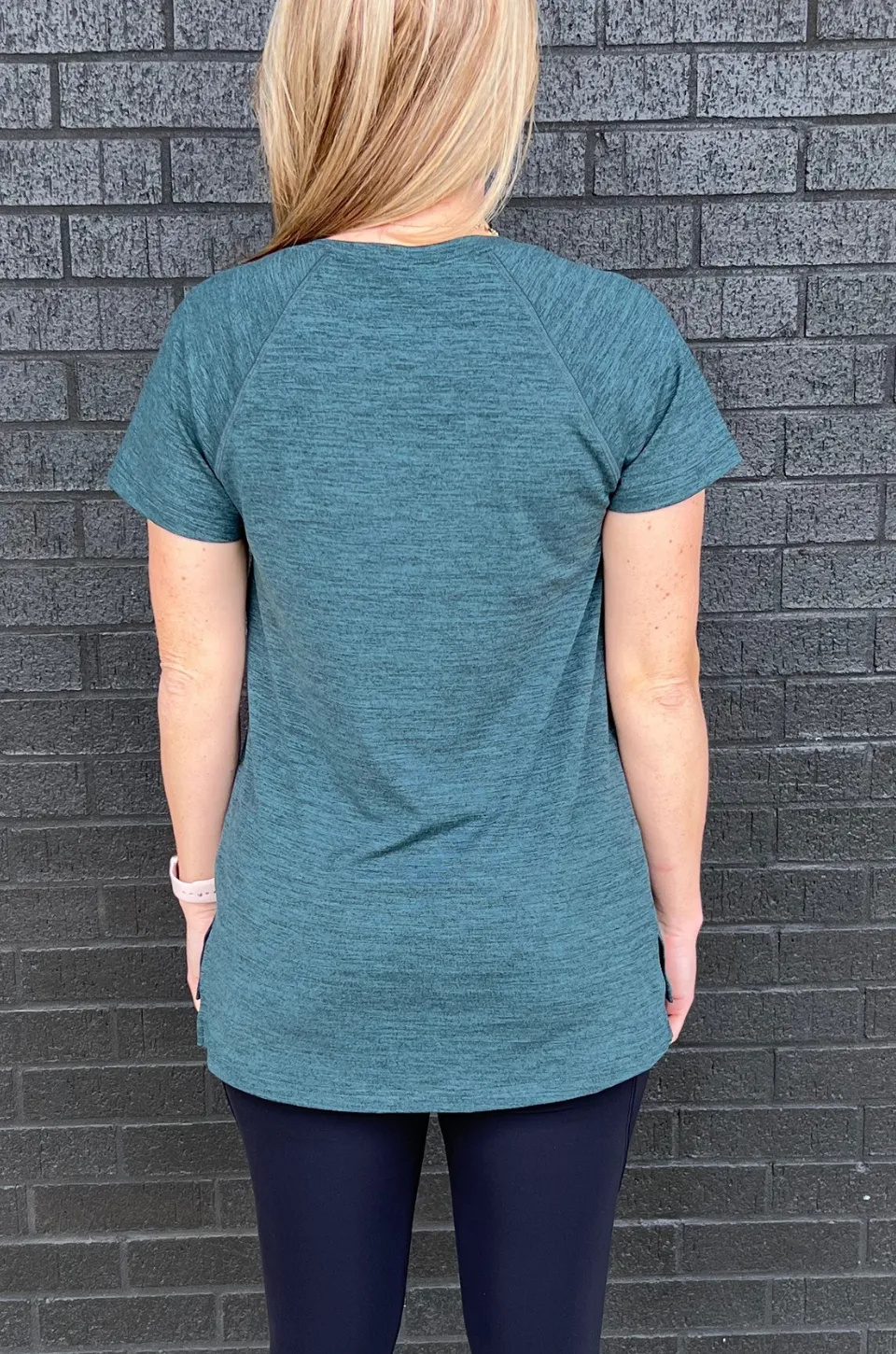 Nursing Workout T-Shirt 2.0 - Deep Sea