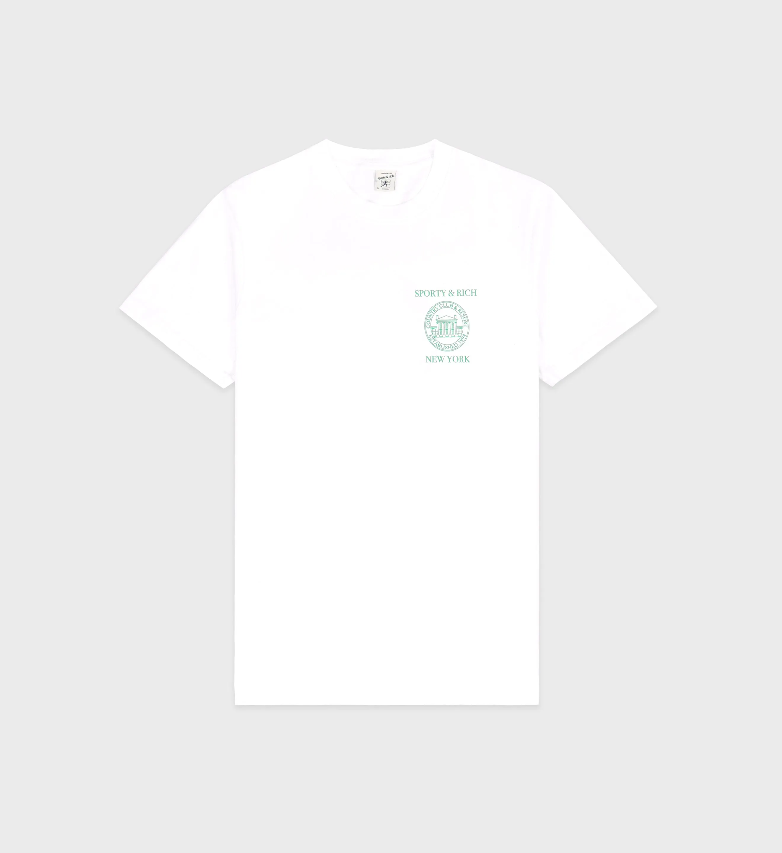 NY Resort T-Shirt - White/Verde