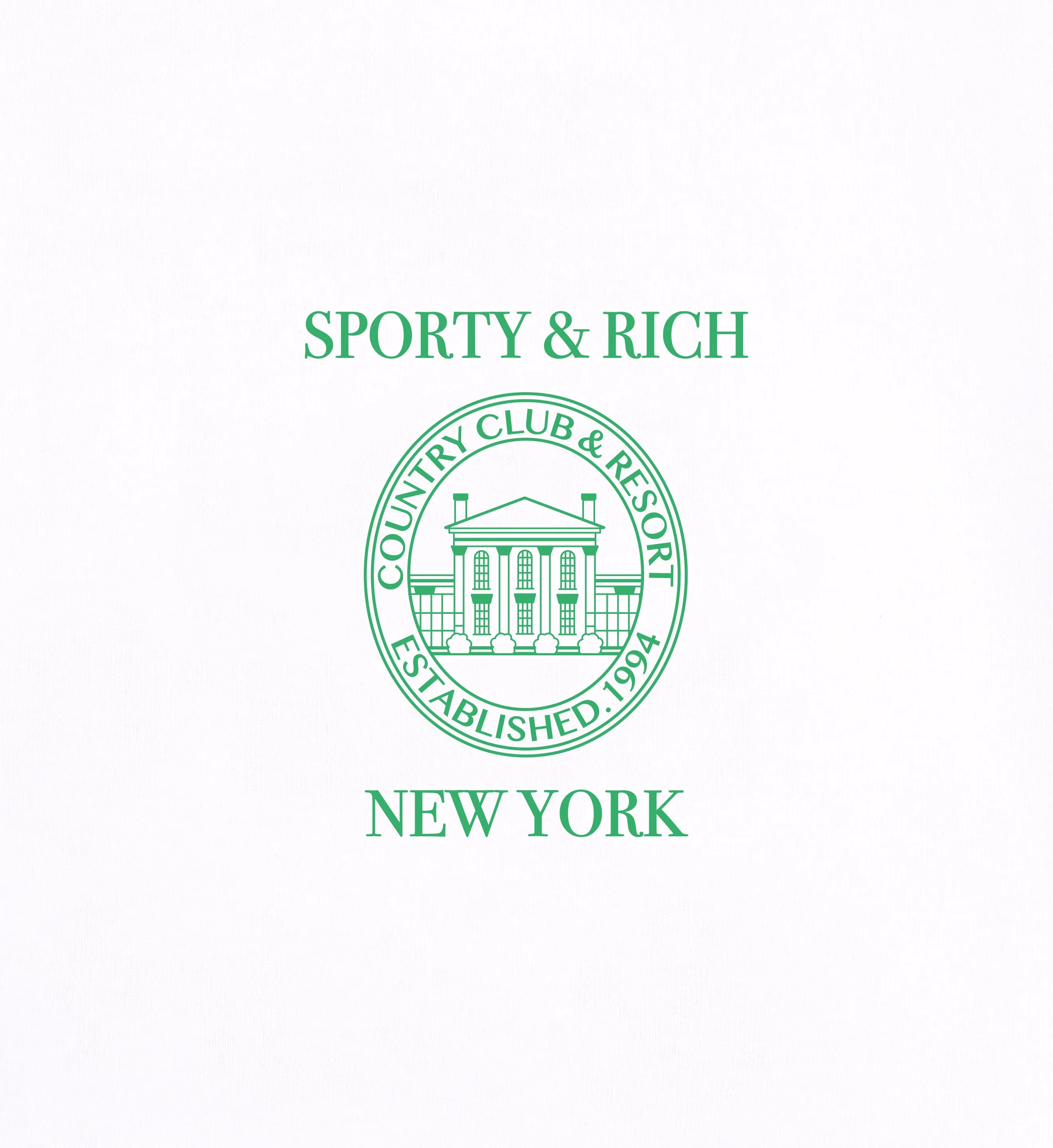 NY Resort T-Shirt - White/Verde