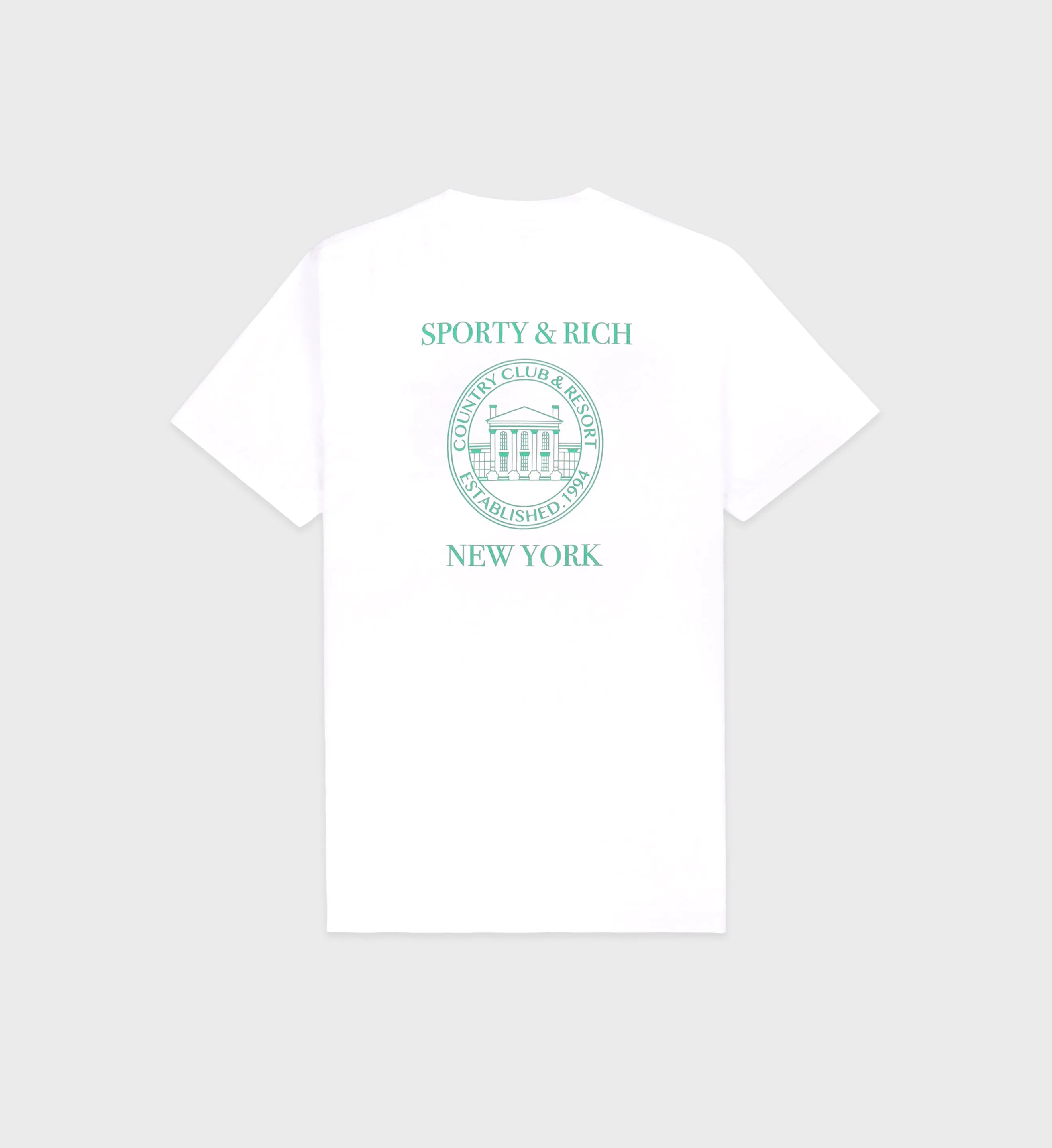 NY Resort T-Shirt - White/Verde