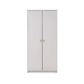 OBaby Evie Double Wardrobe - White