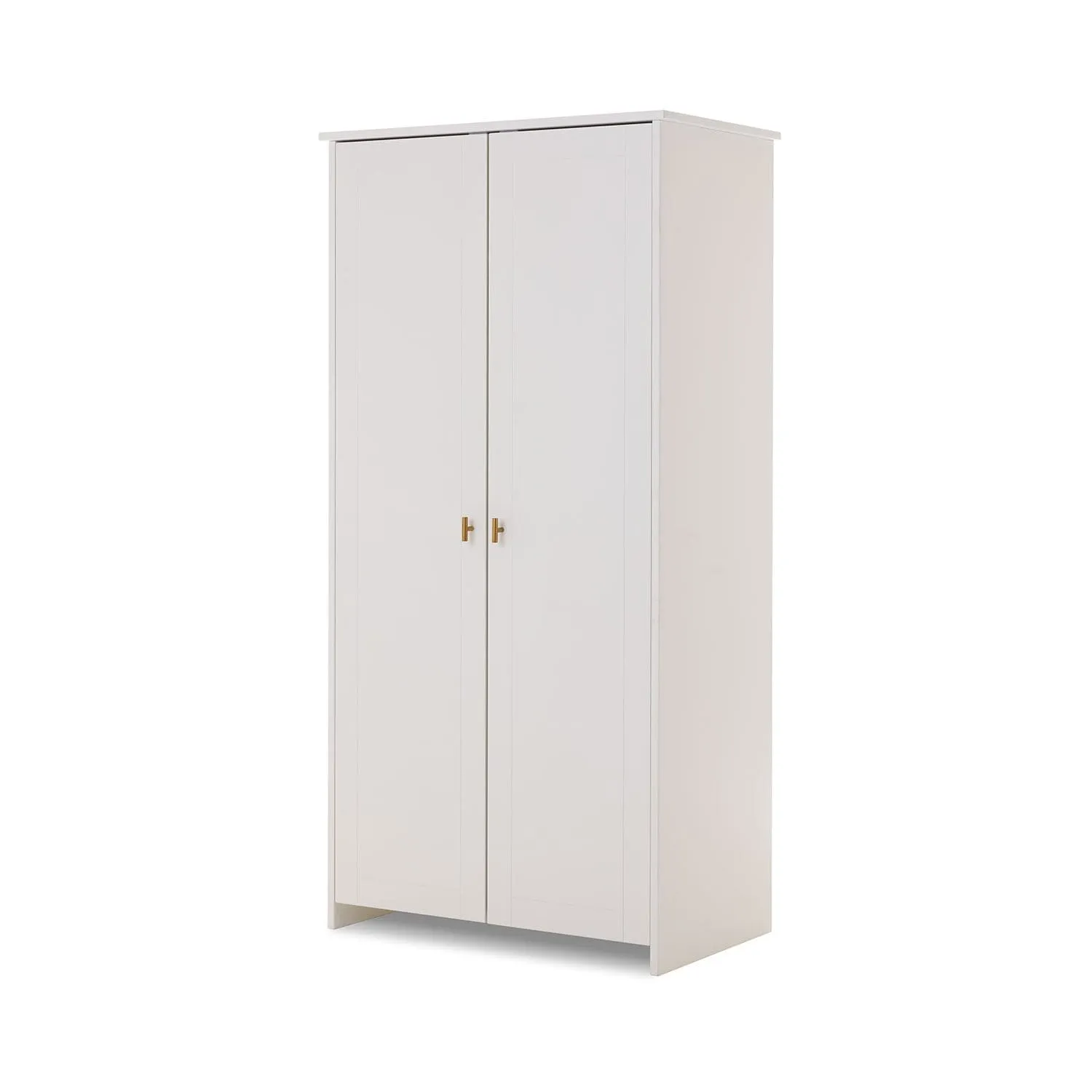 OBaby Evie Double Wardrobe - White