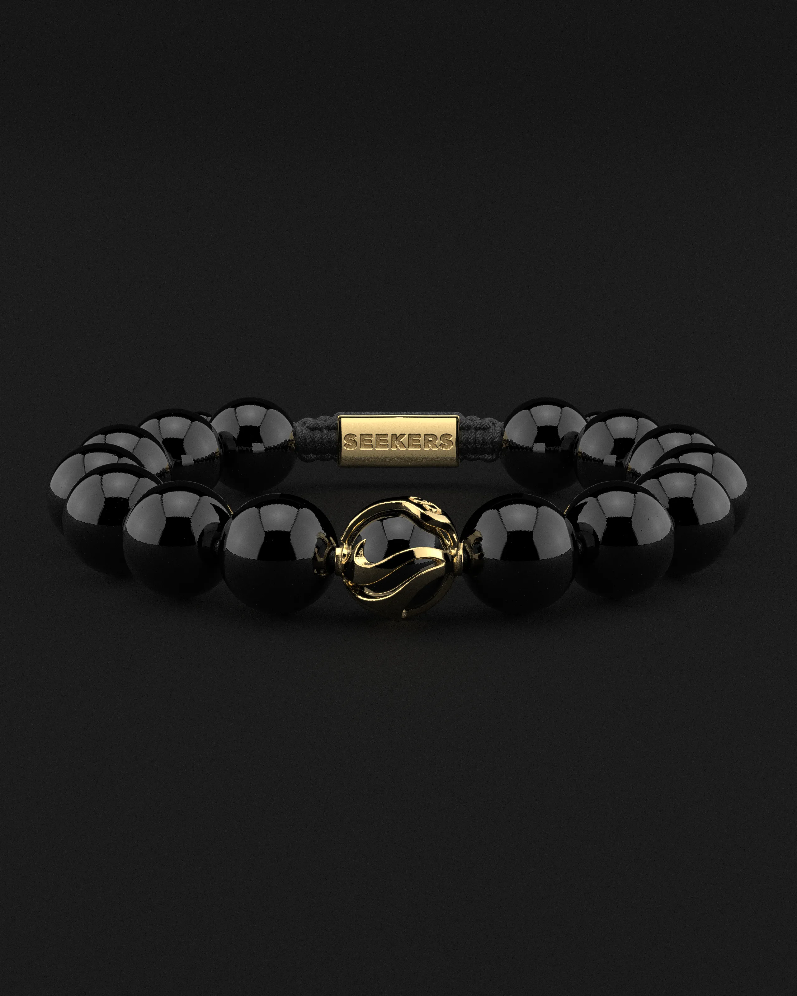 ONYX BRACELET 12MM | WAVES