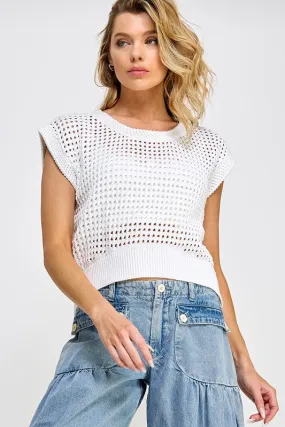 Open Weave Knit Top