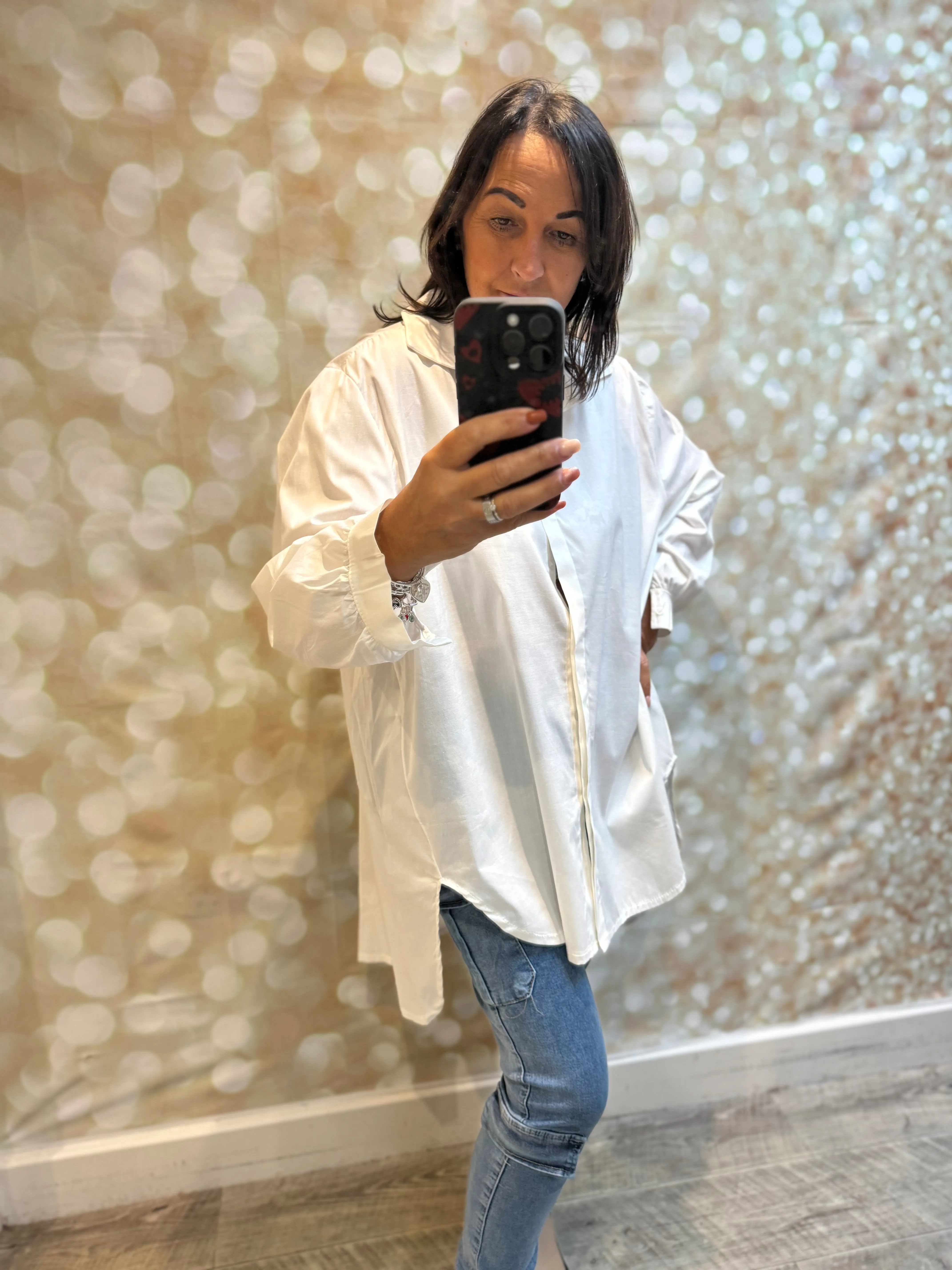 Oversized Plain  Shirt