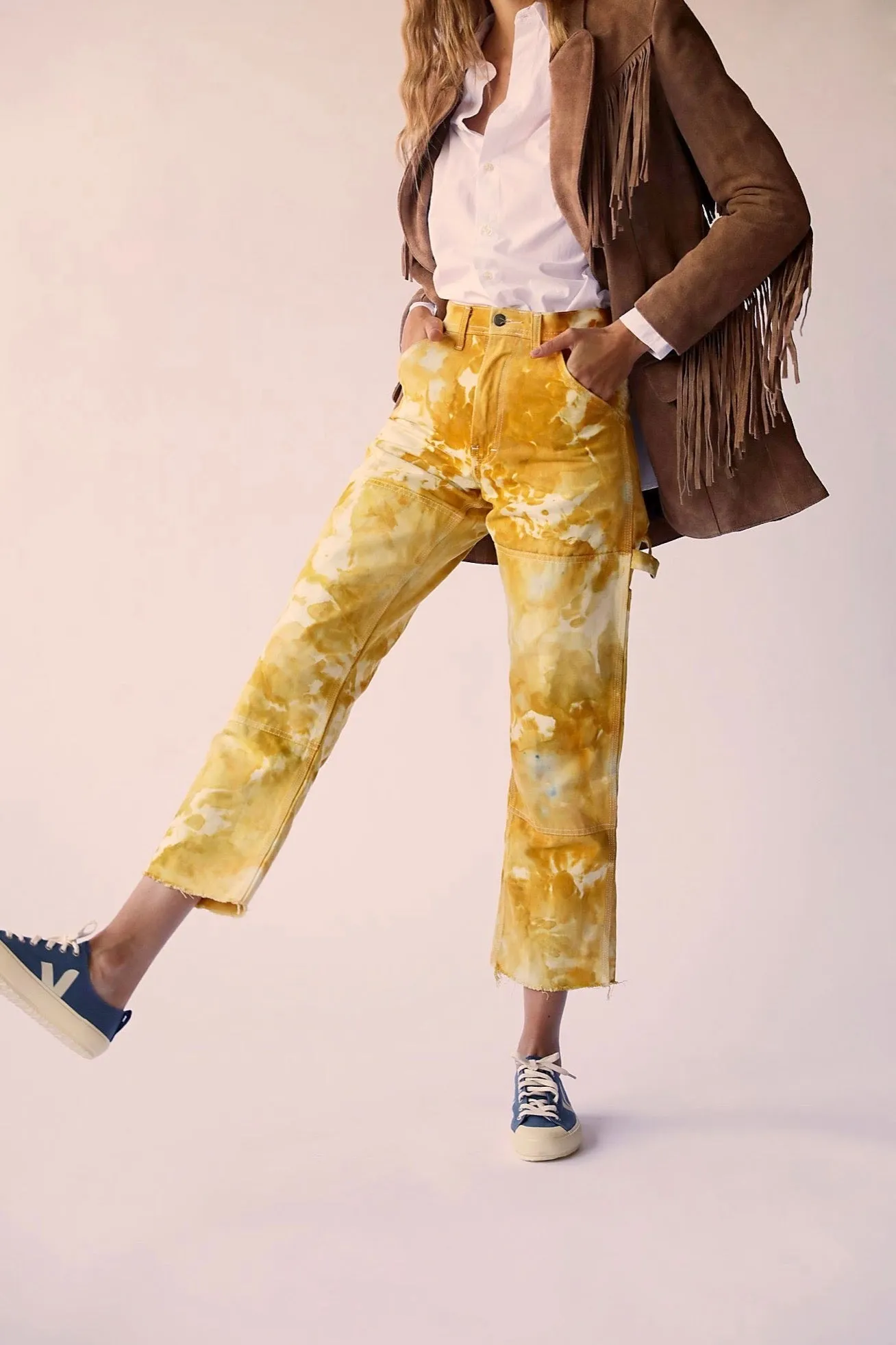 Painter's Pants in Mustard