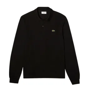 Polo Lacoste Classic Fit Maniche Lunghe Nero