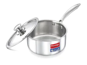 Prestige Triply Stainless Steel Saucepan with lid