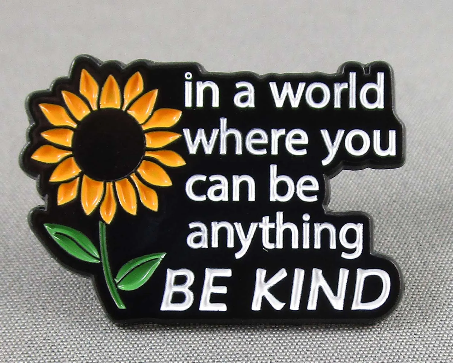 "In a World Where You Can Be Anything, Be Kind" Enamel Pin 1pc (BIN 10)