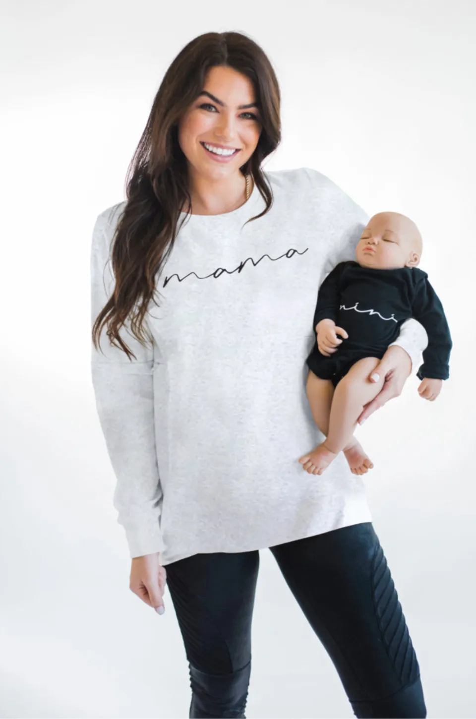 "MAMA" Nursing Sweatshirt - Gray